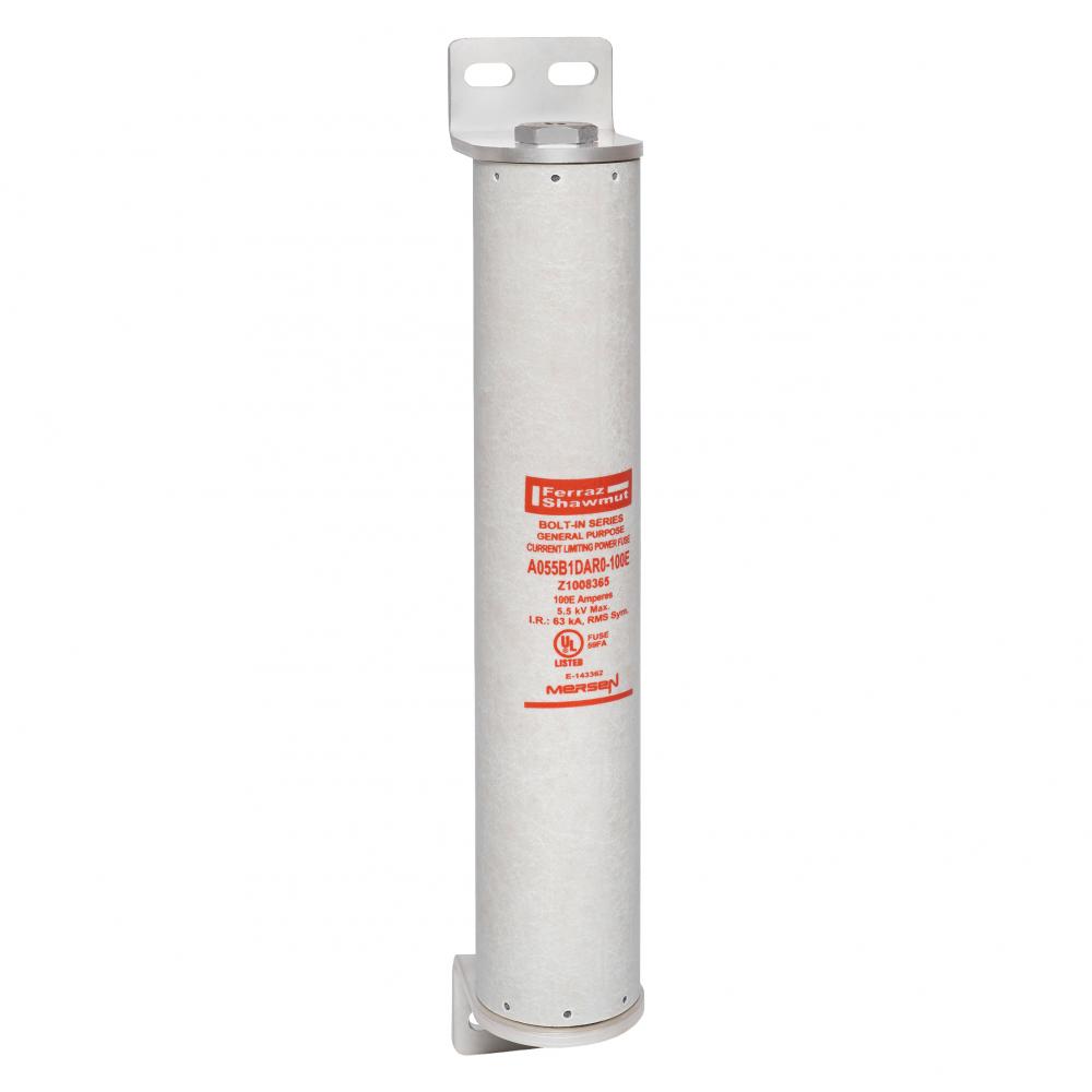 MV E-Rated Fuse 5500VAC 100A Bolt-On, Series: DA