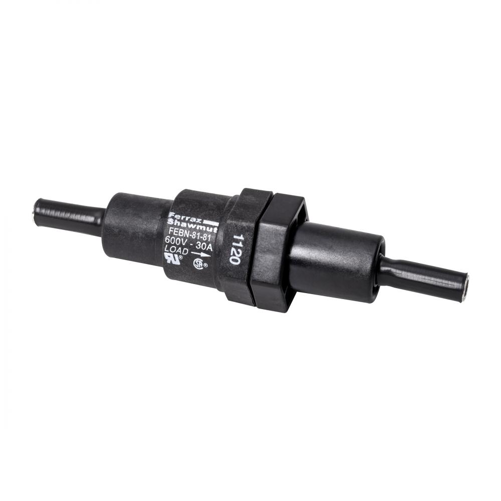 Fuse Block 600VAC 600VDC Midget 30A 1-Pole N-81-