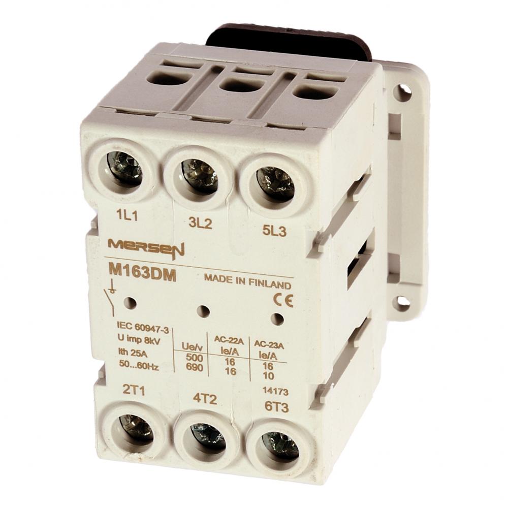 UL508 Switch 600VAC Non-Fused 16A 3-Pole Panel M