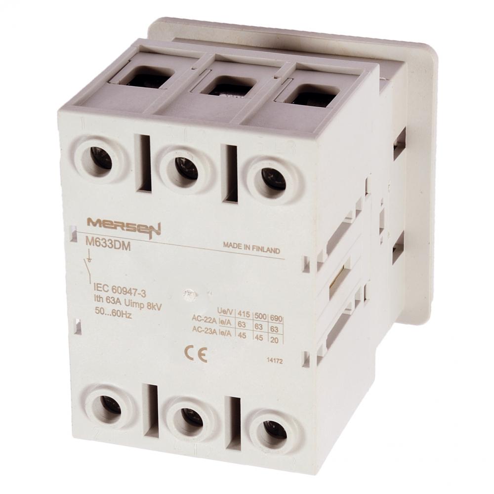 UL508 Switch 600VAC Non-Fused 63A 3-Pole Panel M