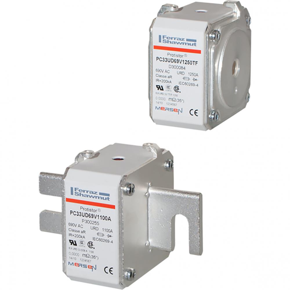 High-Speed Fuse 33 aR 690VAC 1000A Striker Flush