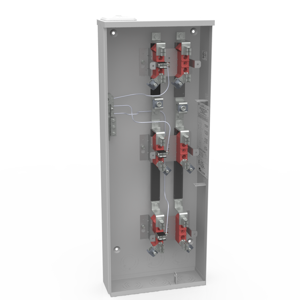 100A 1PH 3GANG VERT OU RT 19169