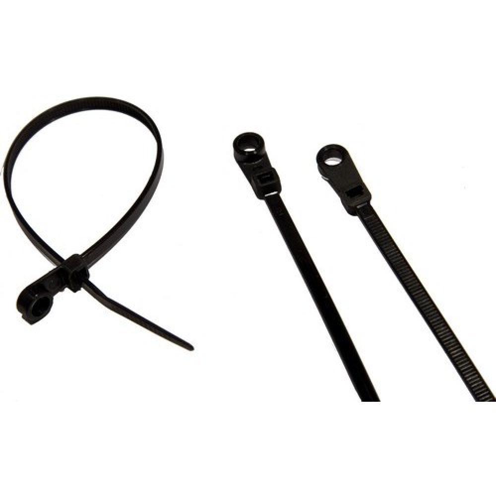 UV Mounting Nylon Cable Ties 25LB 3-7/8&#34;