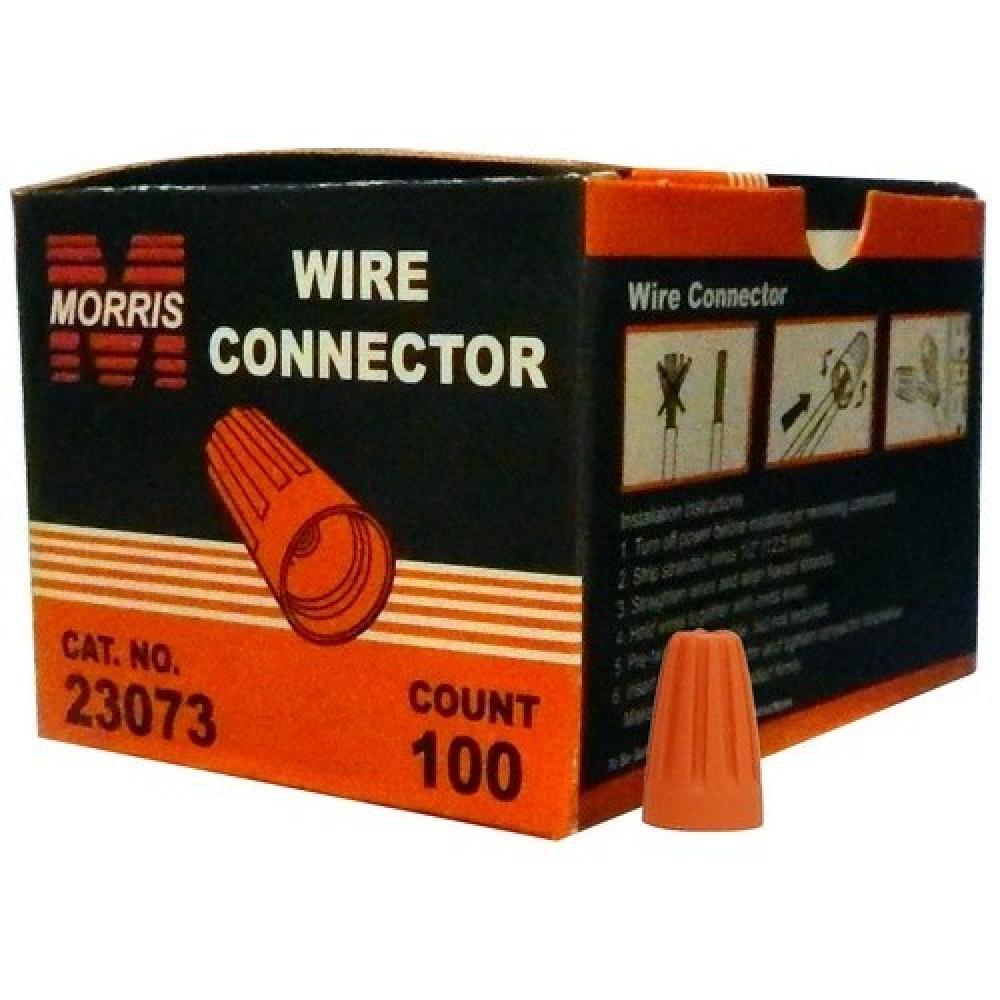 Screw-On Wre Cons P3 Org Boxed 100 Pack