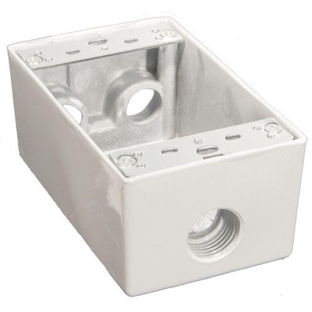 WthrprfBx 1G 18.3CI cp 4Hs 1/2&#34; Wht
