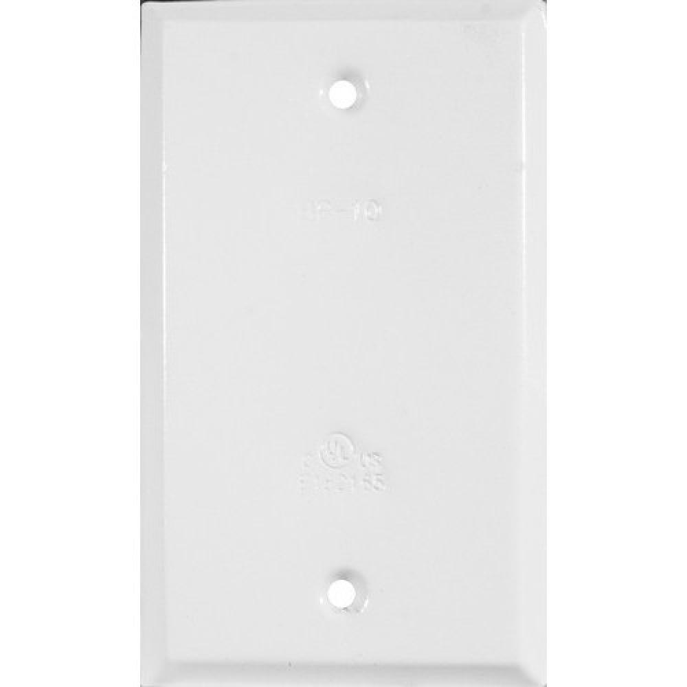 1 Gng Wetherproof Covers Vertcl Blnk Wht