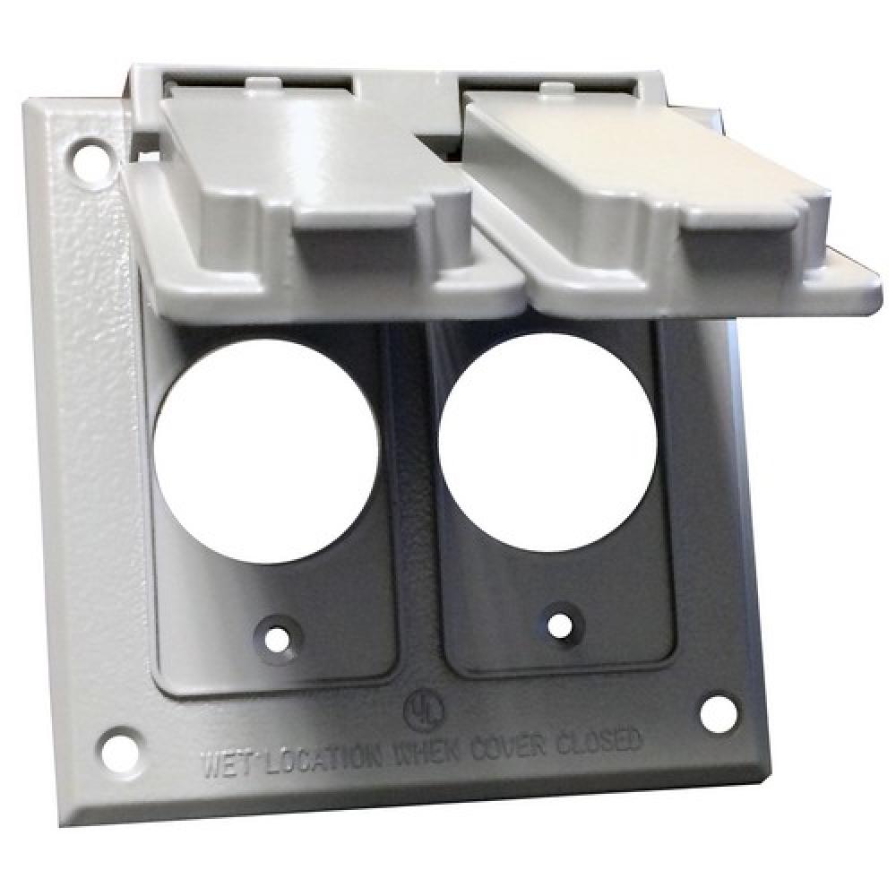 2 Gng Wthrproof Covrs 2Sgl Rcptcls Gry