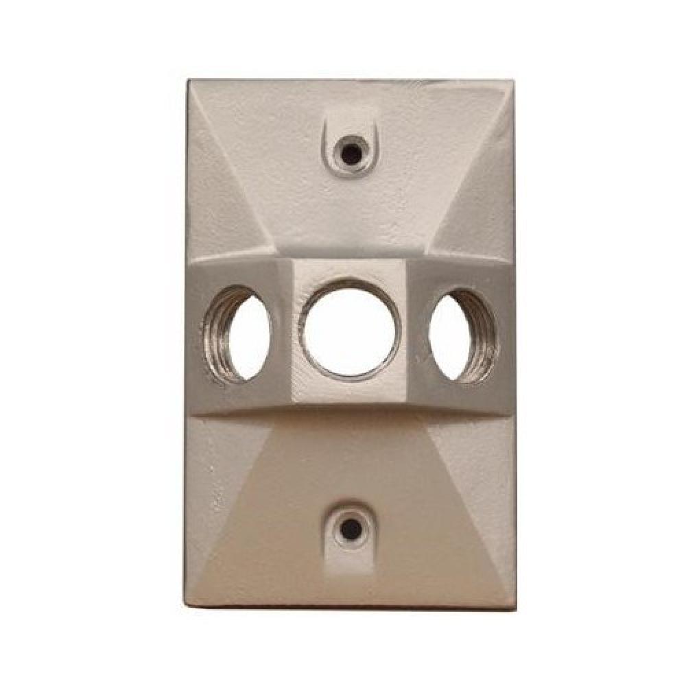 1G WP Cvr Rtngulr Lmphldr 3H1/2&#34; Gry