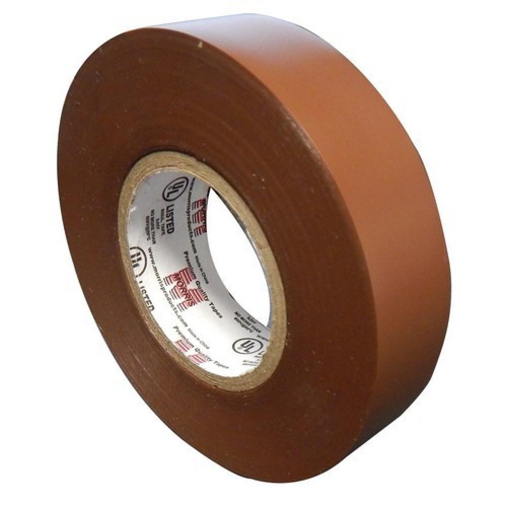 Vyl Plstc Elct Tp 7MILx3/4&#34;x60 PVC Brn