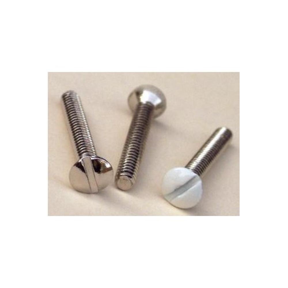 6-32 X 1/2&#34; Ivory Plate Screws