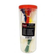 Morris 20302 - 650 Piece Canister Pack Nylon Cable Ties