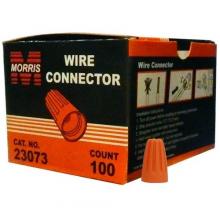 Morris 23073 - Screw-On Wre Cons P3 Org Boxed 100 Pack