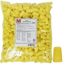 Morris 23174 - Scrw-On Wr Cons P4 YEL Bggd 500 Bulk Pck