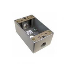 Morris 36000 - WthrprfBx 1G 18.3CI cp 3Hs 1/2" Gry NLg