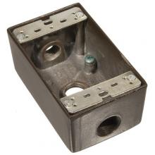 Morris 36004 - WthrprfBx 1G 18.3CI cp 3Hs 1/2" Brz NLg