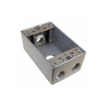 Morris 36028 - WthrprfBx 1G 18.3CI cp 4Hs 1/2" Gry NLg