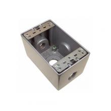 Morris 36090 - WthrprfBx 1G Dp 23.8CI cp 3Hs 1/2" Gry
