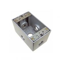 Morris 36120 - WthrprfBx 1G Dp 23.8CI cp 5Hs 1/2" Gry