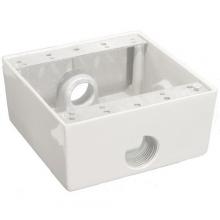 Morris 36212 - WthrprfBx 2Gng 30.5CI cp 3Hs 1/2" Wht