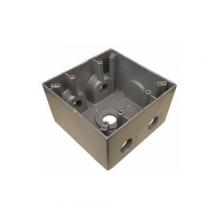 Morris 36370 - WthrprfBx 2Gng Dp 37CI cp 5Hs 1/2" Gry