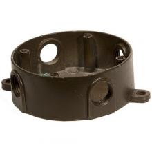 Morris 36614 - 4" Rnd Weatherproof Boxes FveHs 1/2" Brz