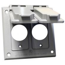 Morris 37226 - 2 Gng Wthrproof Covrs 2Sgl Rcptcls Gry