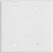 Morris 37262 - 2 Gng Wetherproof Covers Blnk Cover Wht