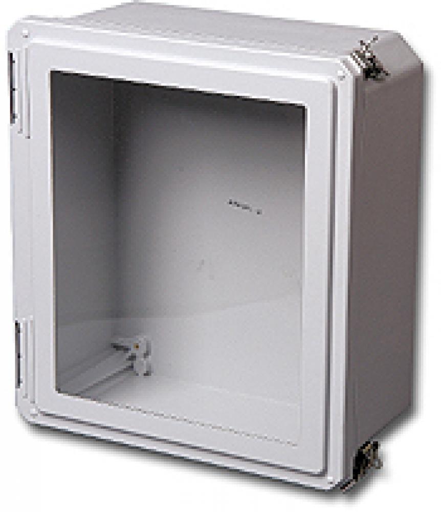 ENCL JIC 10X8X6 FG HLL DIAMOND SHIELD WITH WINDO
