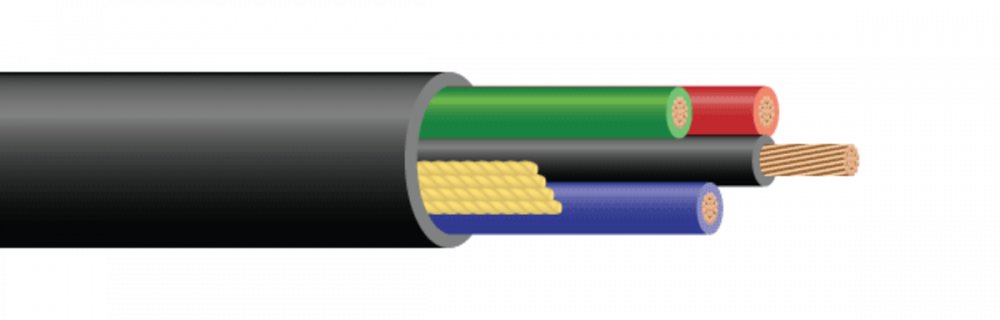 TCC 12-7 4C Cu 600V PN PHS ID PVC Bk 100