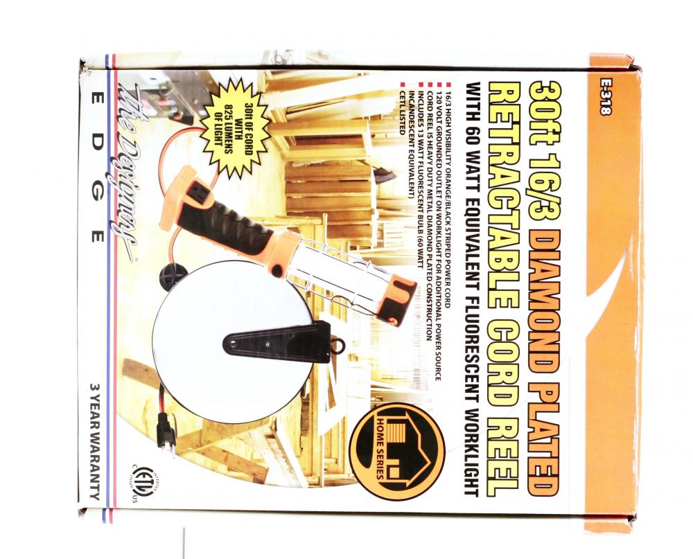 LIGHT, TROUBLE 30&#39; METAL CORD 13W FLUOR