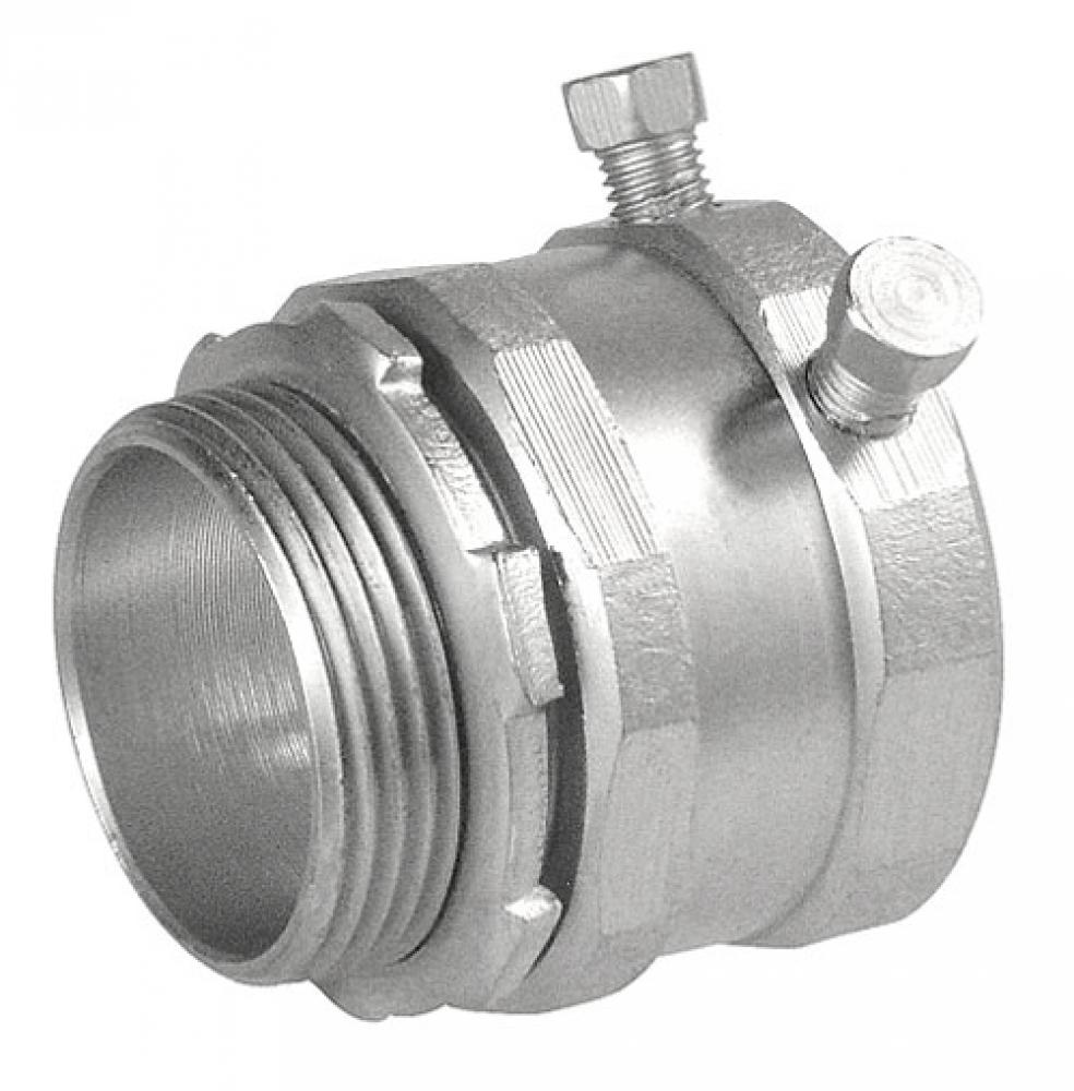 4in Zinc Platd Stl St Scrw Connctor