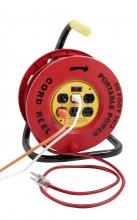 Southwire E235 - CORD REEL, RED WITH 6 OUTLETS & 50' CORD