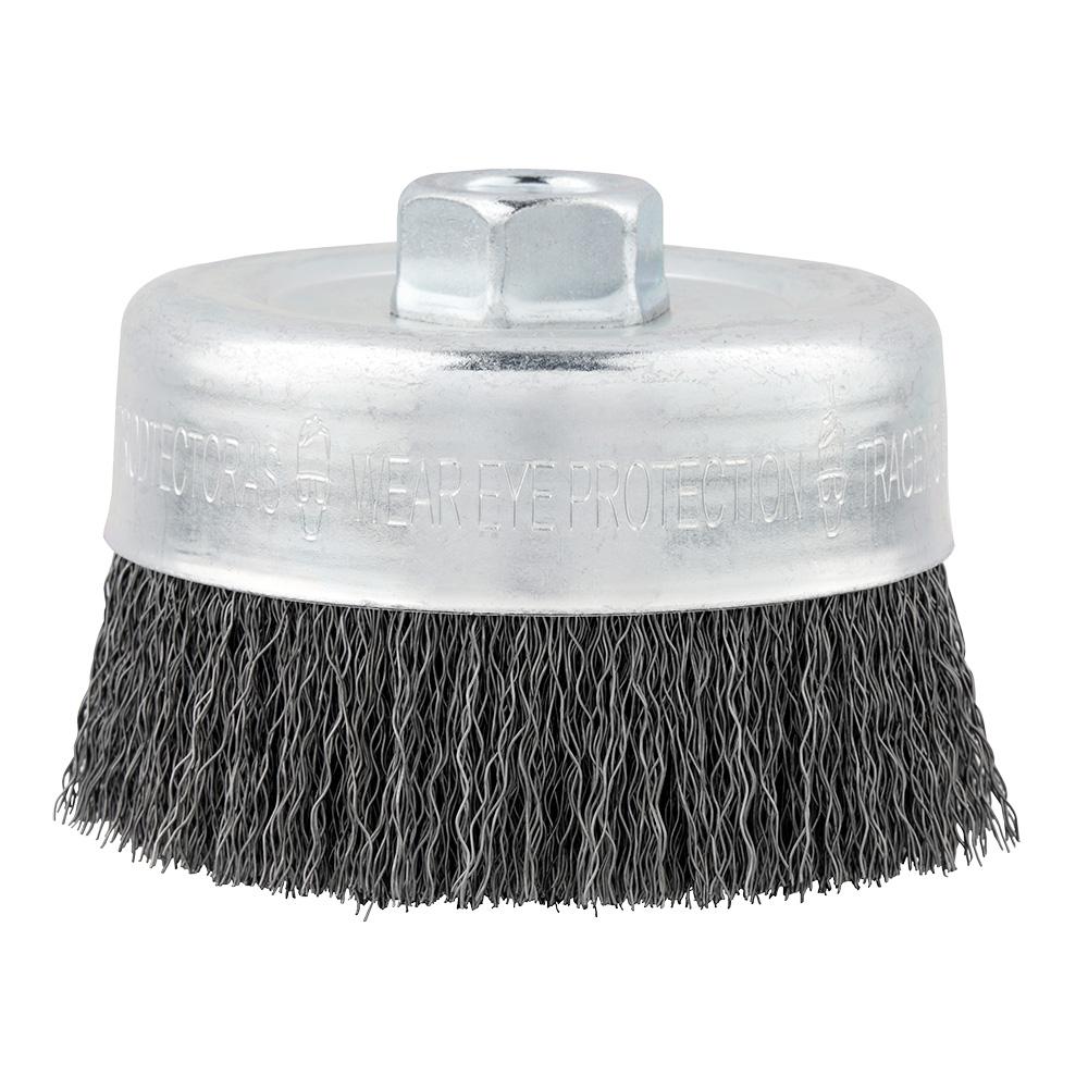 WHEEL 4&#34; CRIMPED WIRE CUP