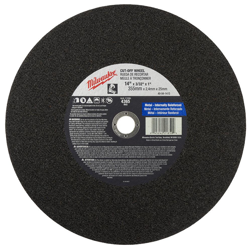 14 in. x 3/32 in. x 1 in. Cut-Off