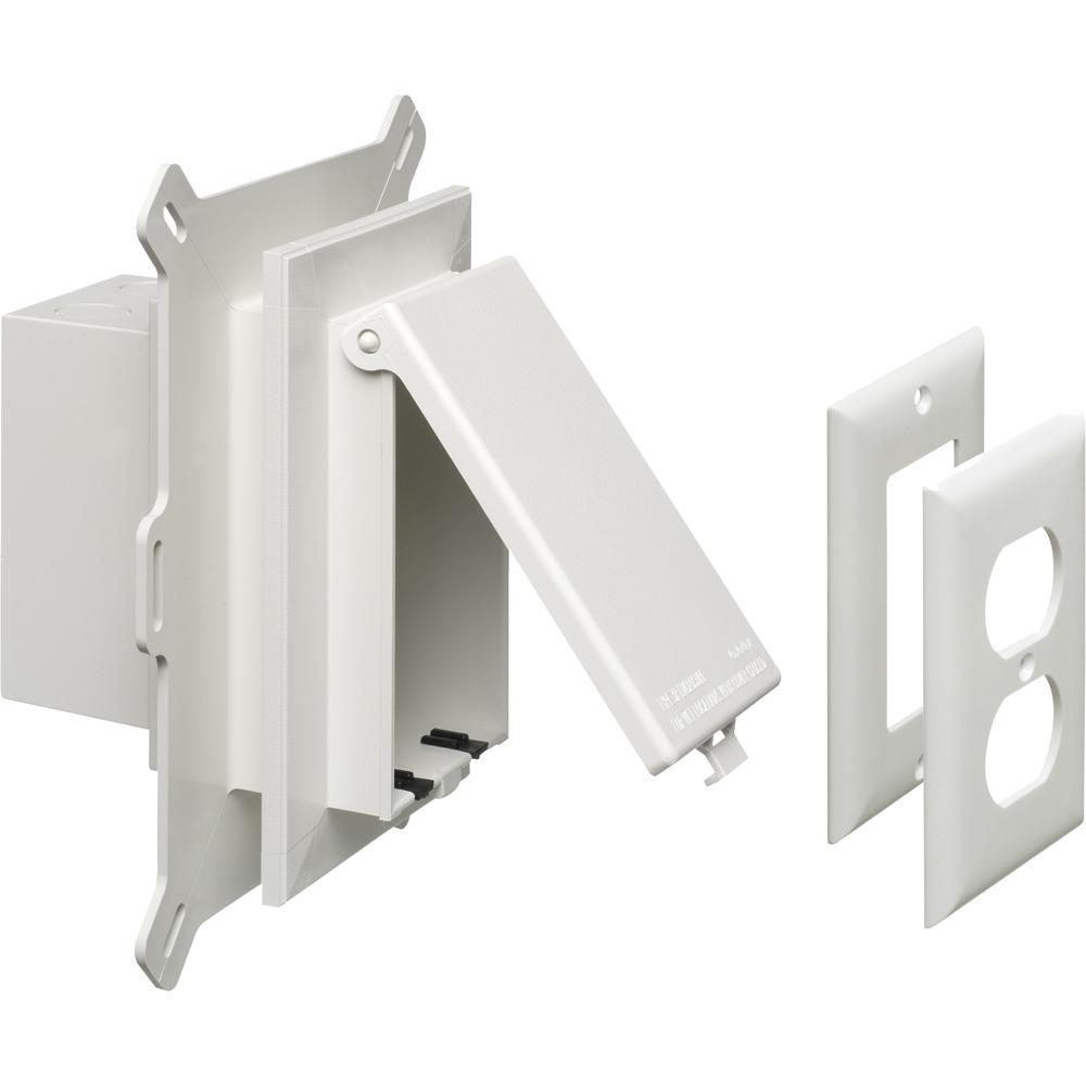 WHITE O/D RECEPT. BOX SW