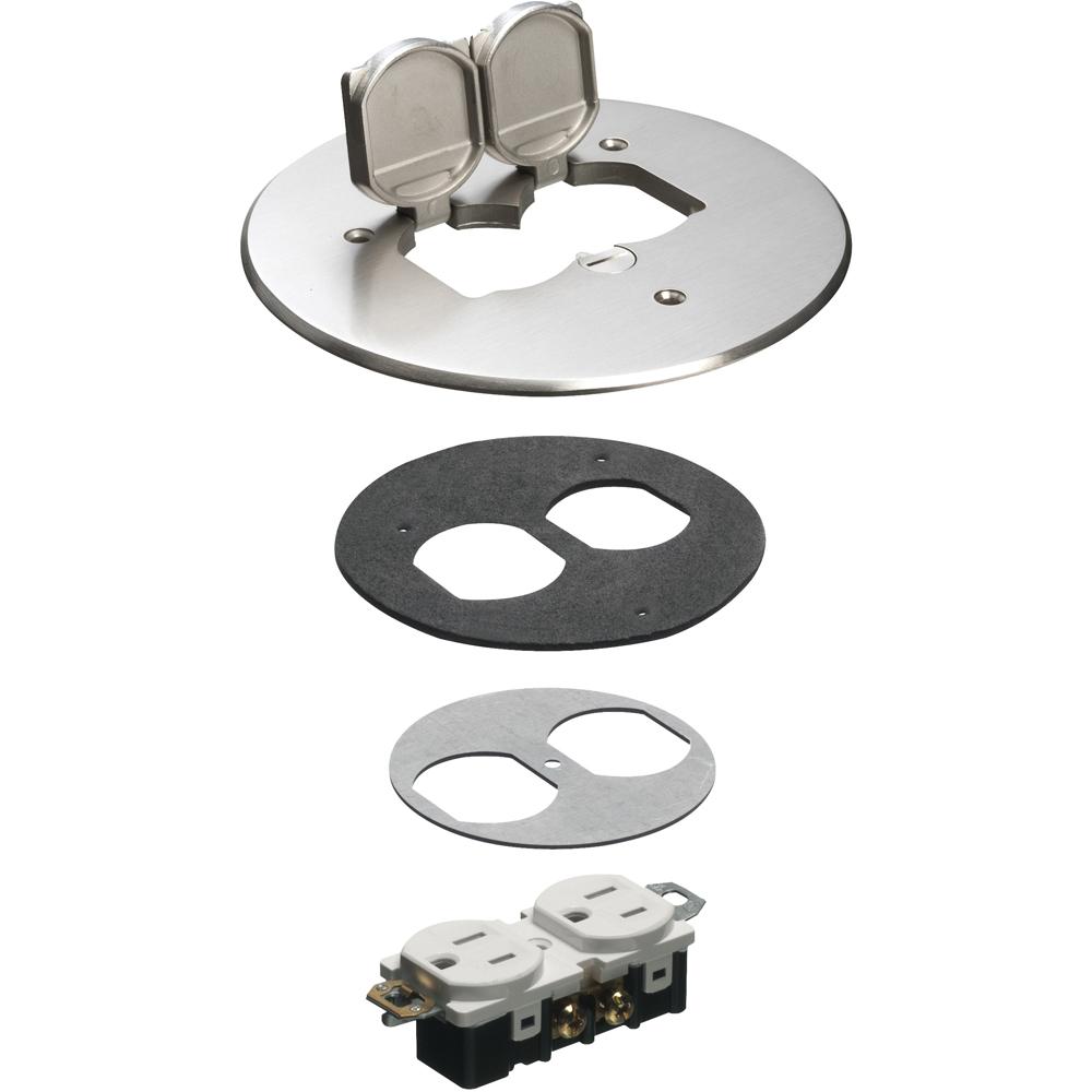 6&#34; NICKEL COVER KIT 2 FL