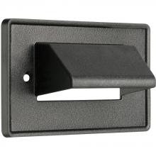 Arlington CEH1BL - 1G HORZ SCOOP PLT/BLK