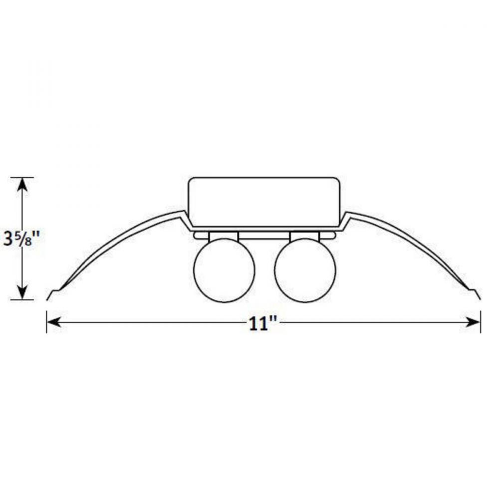 STRIPLIGHT, 4FT SYMMETRIC REFLECTOR, WHI