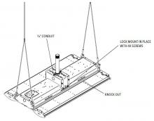 Columbia Lighting PELSPM10 - PEL HIGH BAY SINGLE POINT MNT KIT