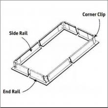 Columbia Lighting FK14 - FLANGE KIT 1X4