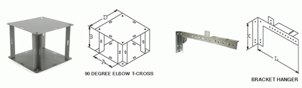 GALVDROP & BRACKET HNGR 8X8 WREWY 08828