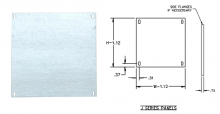 E-Box G1010PJ - GALVPANEL FOR JH SERIES ENCLOSURES 22305