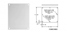E-Box D6048P - PNTD WTE GALVPNL DBL DR FLRMNT  16236