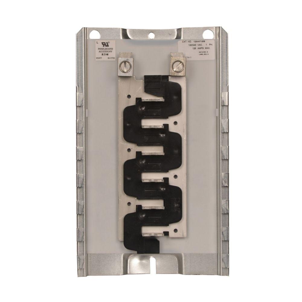 125A, 12/24 Ckt,1PH, Al Bus, OEM Int, BR