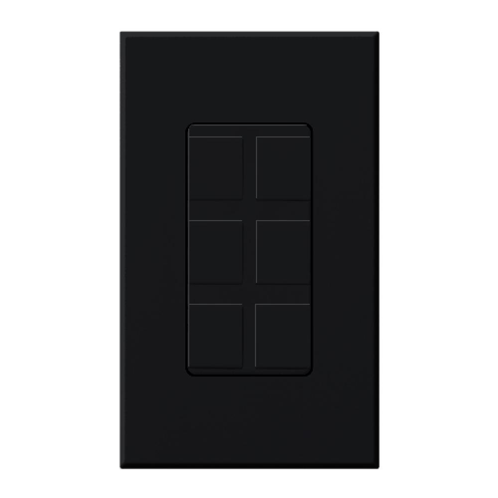 SIX PORT FRAME W/BLANKS NT BLACK