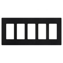 Lutron Electronics SC-5-MN - SATIN COLOR 5-GANG WALLPLATE MIDNIGHT