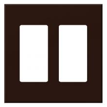 Lutron Electronics VWP-2R-BR - VAREO WALLPLATE 2GNG RECEPT BR