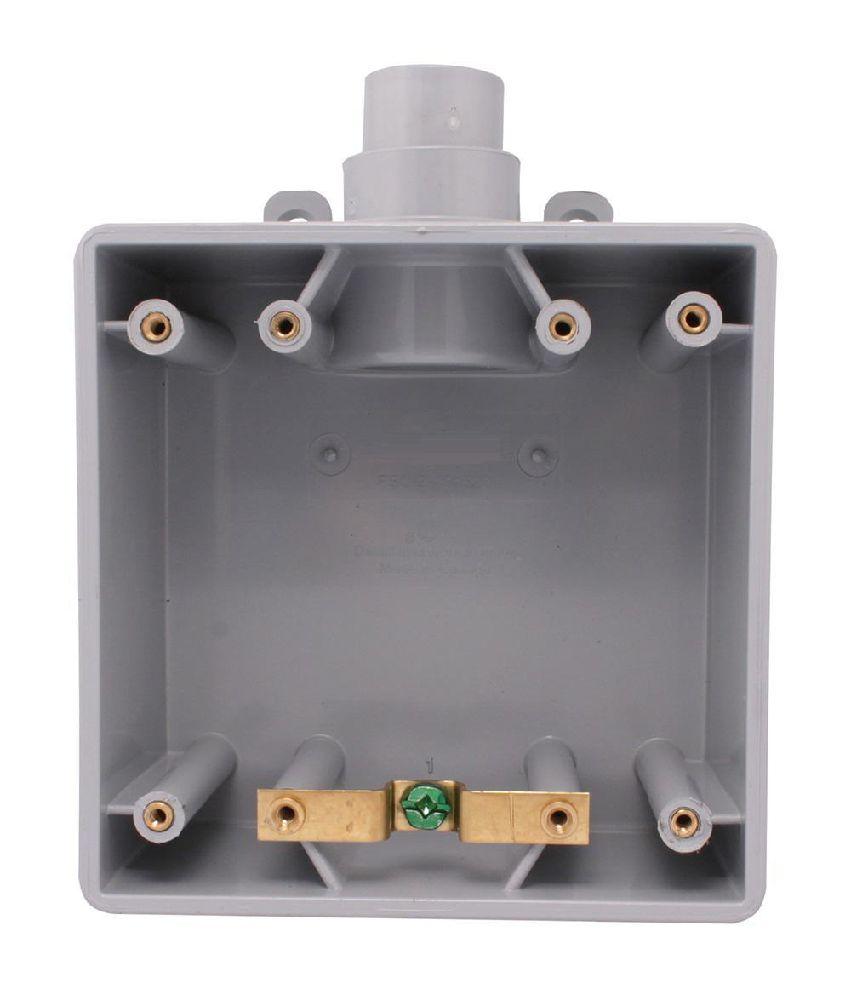 PVC FSE DBL GANG BOX KRALOY