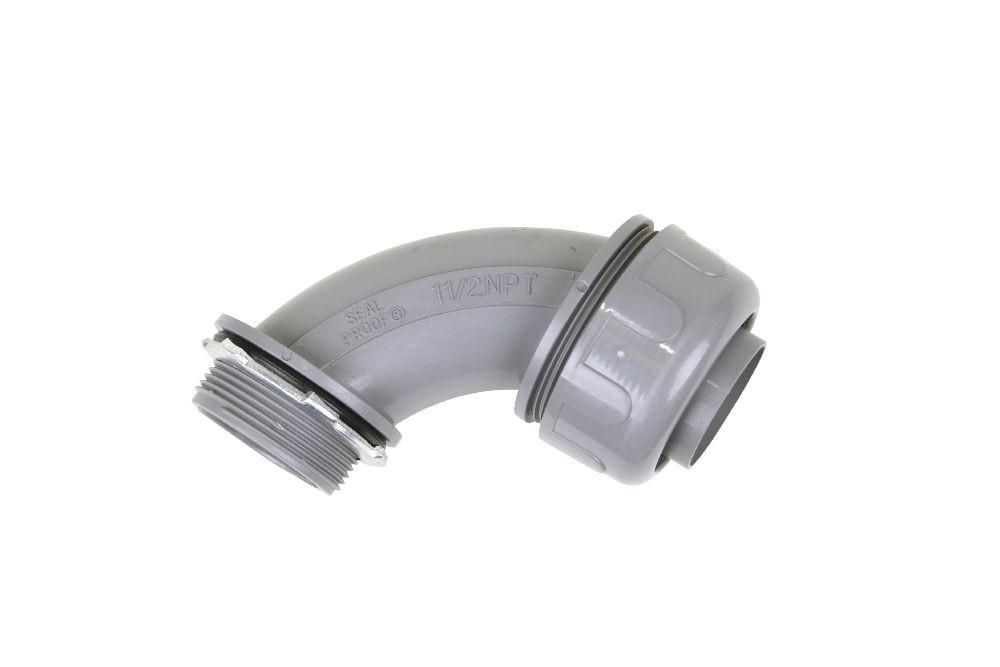 1 1/2&#34;x90D NM ELBOW GREY KWIKFLEX