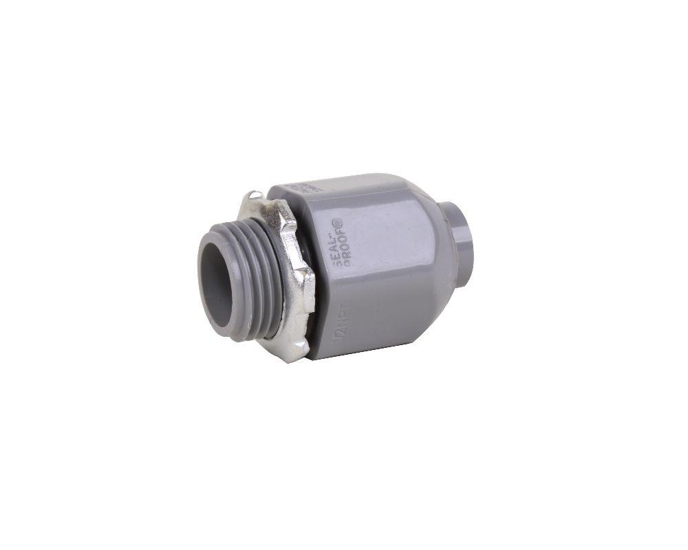 1/2&#34; NM STRAIGHT FITTING LIQUIDTIGHT GREY SC